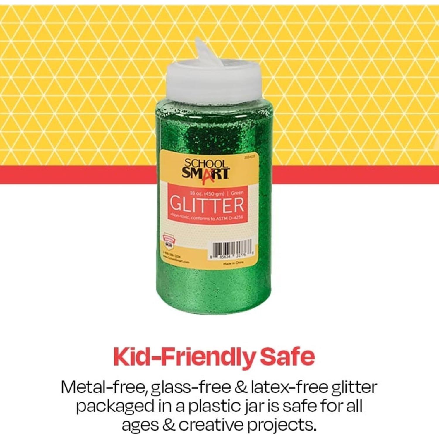 Brillo de Manualidades Verde Escuela Inteligente 0.45 kg