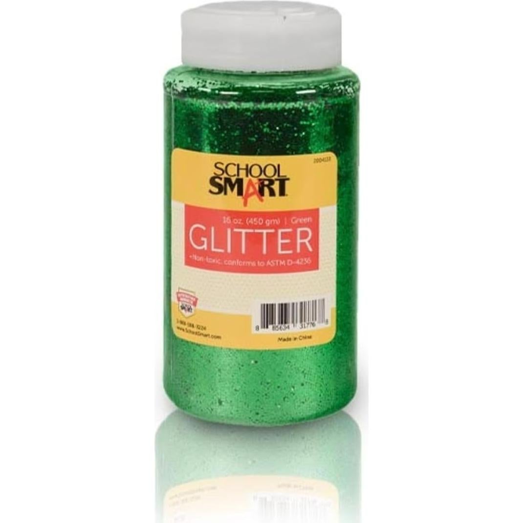 Brillo de Manualidades Verde Escuela Inteligente 0.45 kg