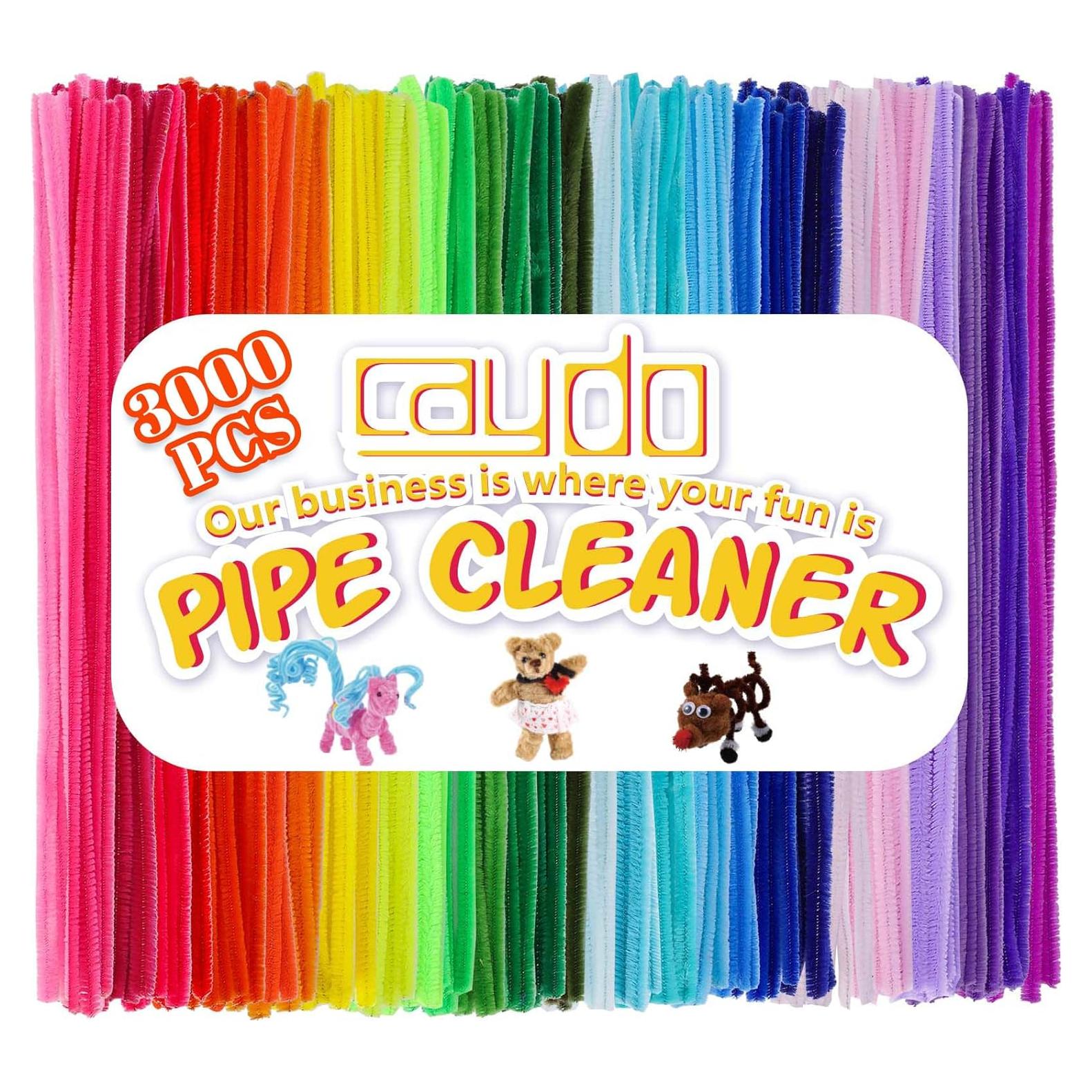 Limpiapipas Caydo 360 Piezas 40 Colores para Manualidades