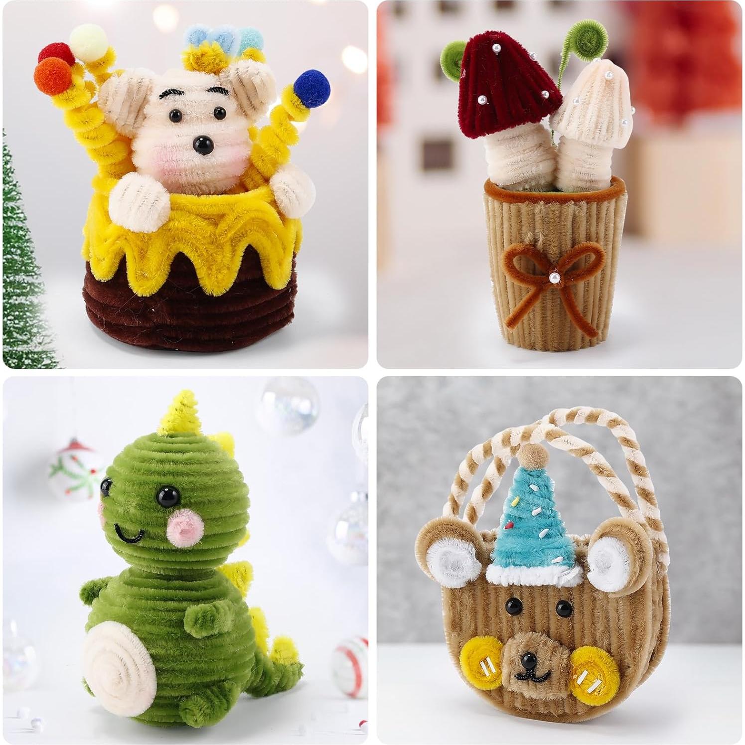 Limpiapipas Caydo 360 Piezas 40 Colores para Manualidades