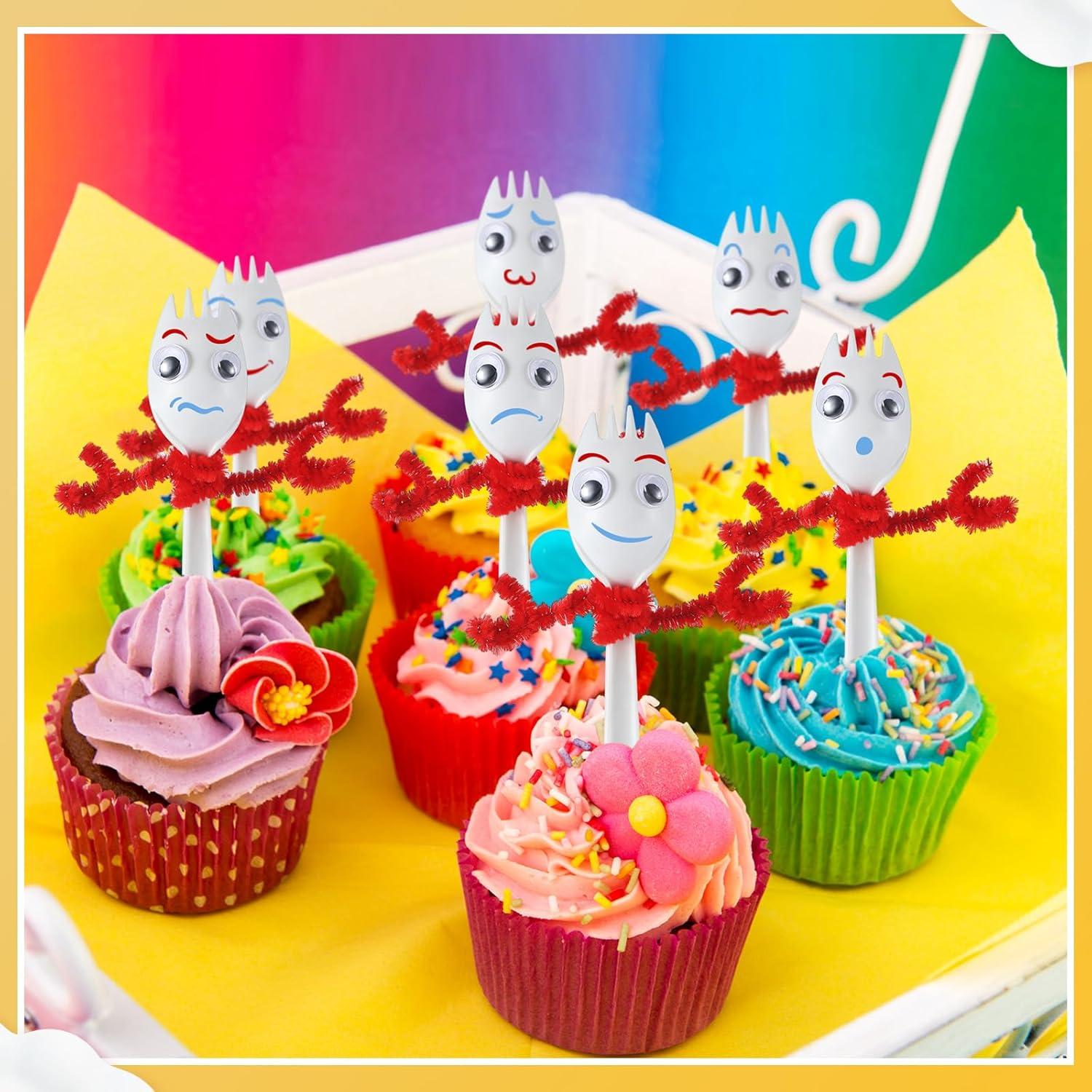 Kit de Manualidades Relaxgiant 50 Piezas Sporks y Ojos Móviles