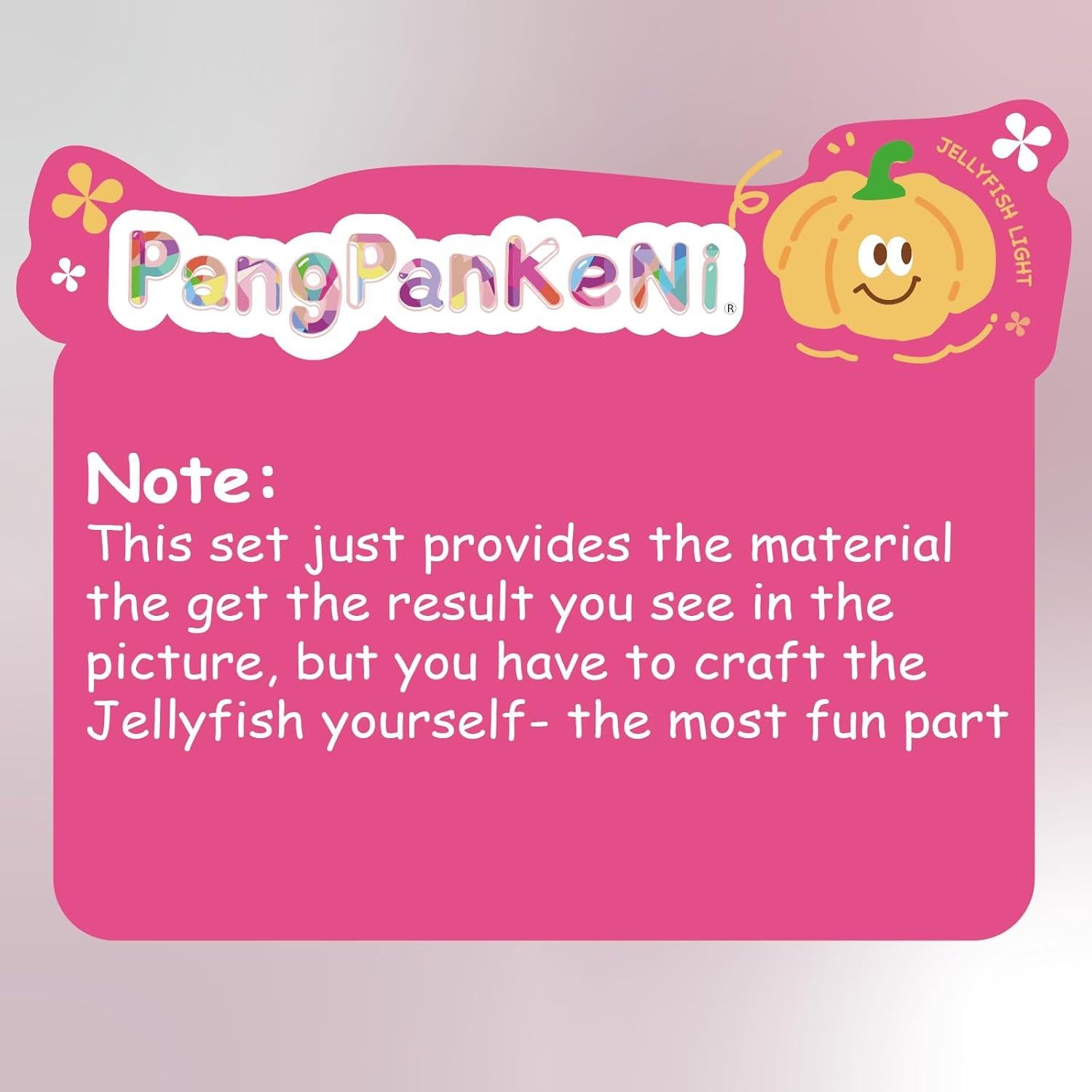 Kit de Manualidades PangPanKeNi con Limpiapipas y LED 31x11x4cm