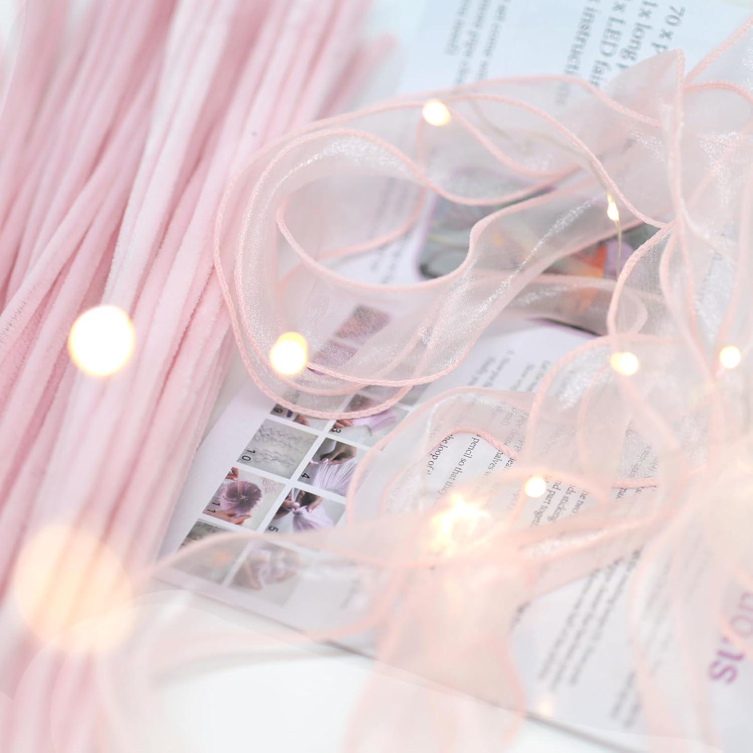 Kit de Manualidades PangPanKeNi con Limpiapipas y LED 31x11x4cm