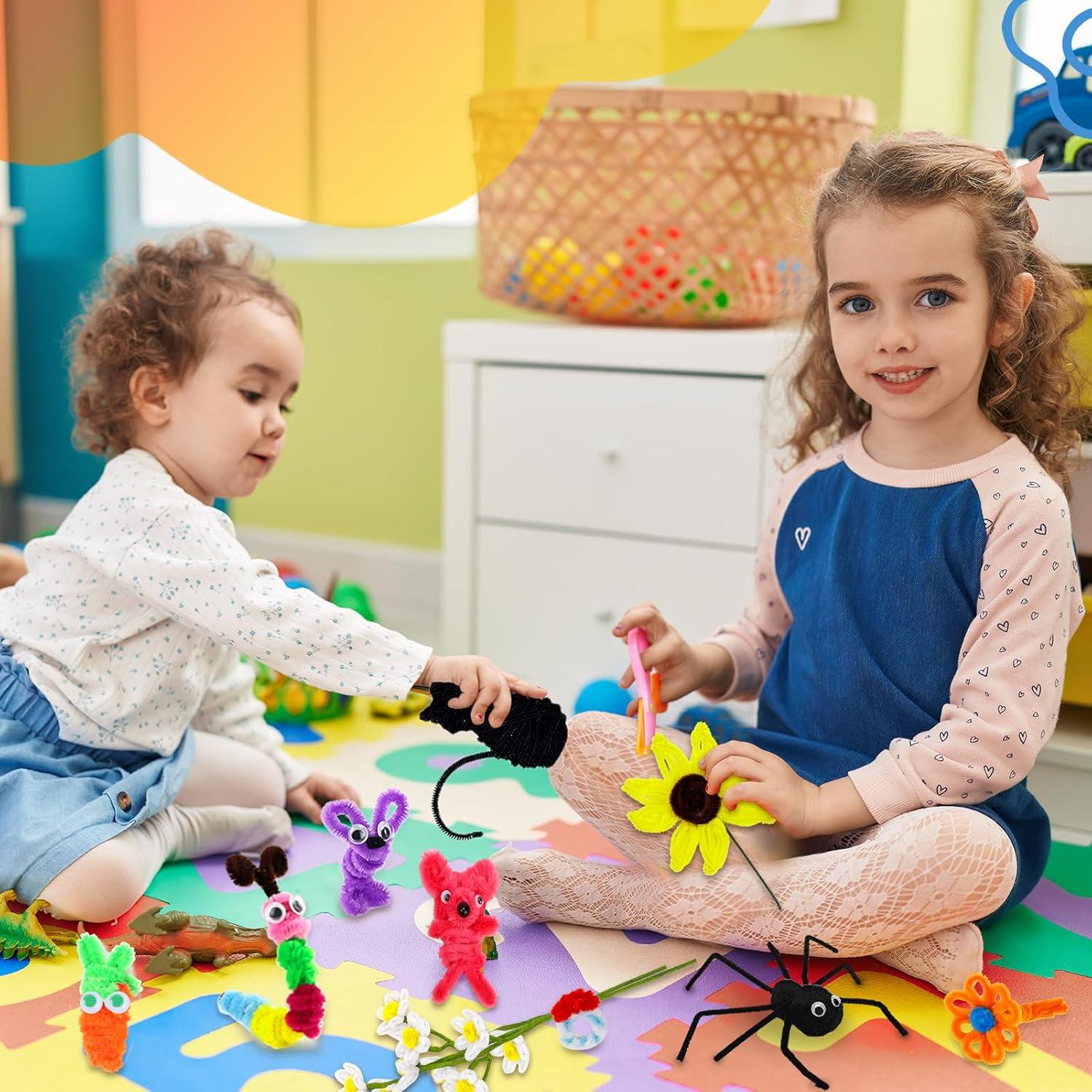 Caydo 200 Piezas Limpiapipas Gruesos 9mm x 30cm Manualidades