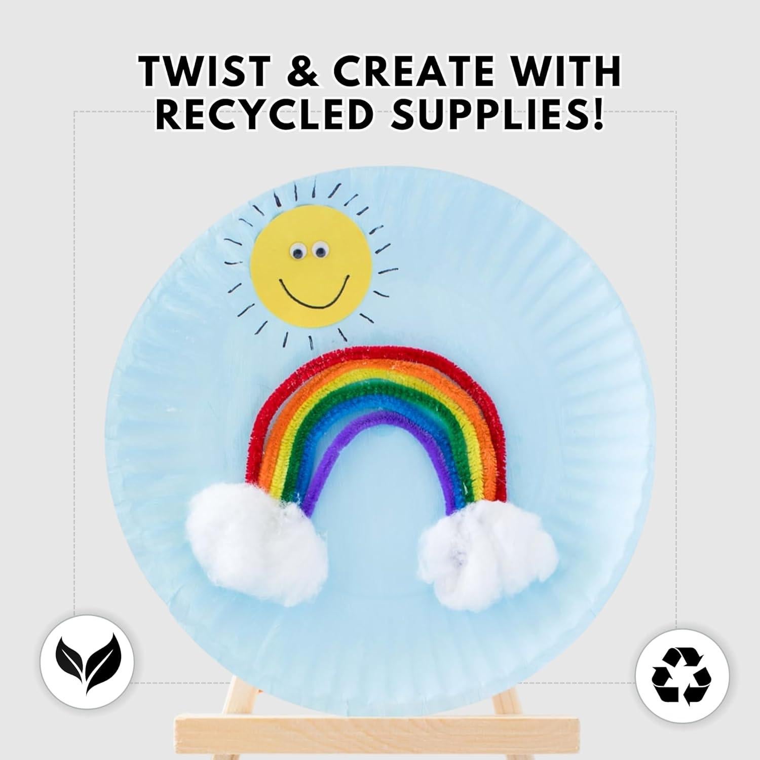 Limpiapipas Manualidades 280 PCS Luwans 30.48 cm Multicolores