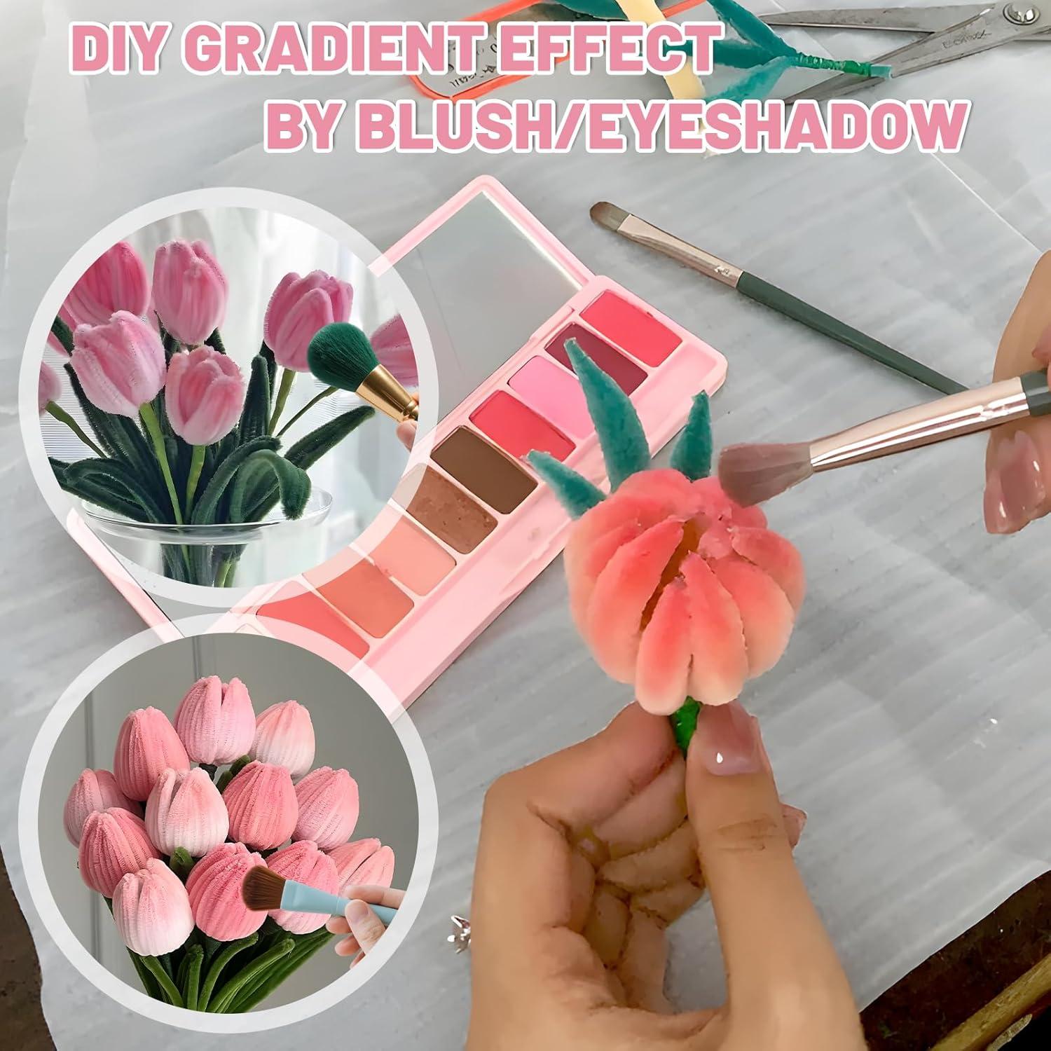 Kit de Manualidades de Flores Sykart - 400 Piezas Rosa