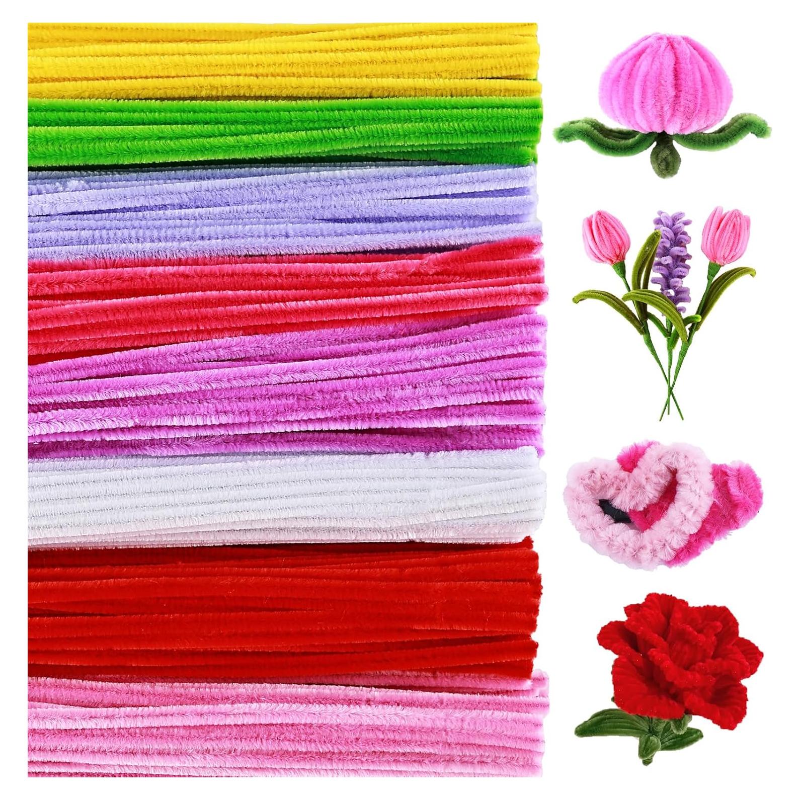 Limpiapipas Yalumo 500 Piezas en 8 Colores para Manualidades