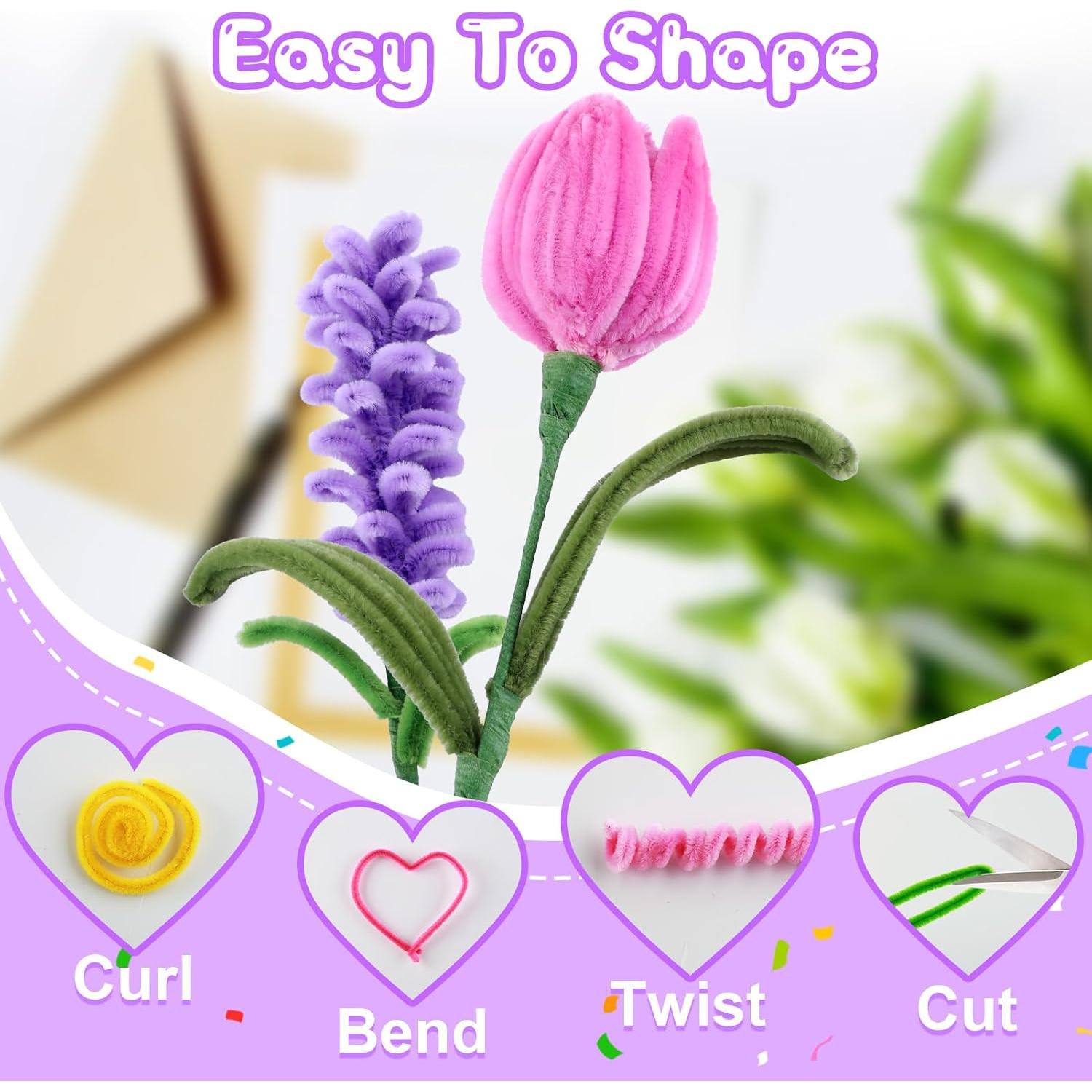 Limpiapipas Yalumo 500 Piezas en 8 Colores para Manualidades