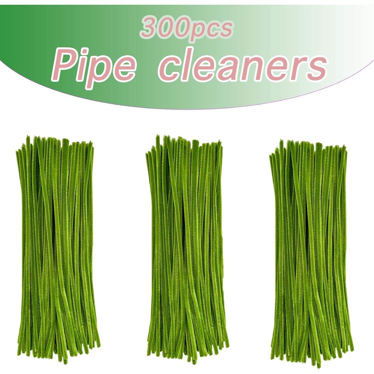 Limpiapipas Verdes WNYBRIO 300Pcs 30.48cm Manualidades DIY