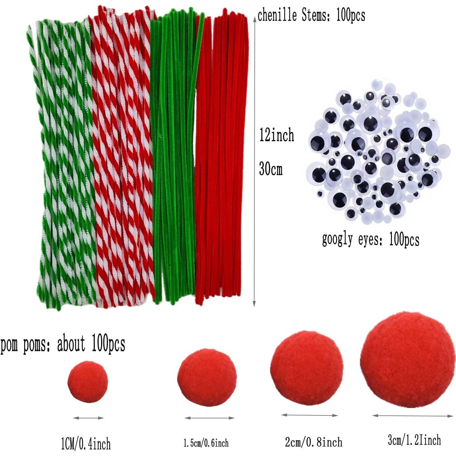 Set de Manualidades ANDES 300pc Limpiapipas y Pompones