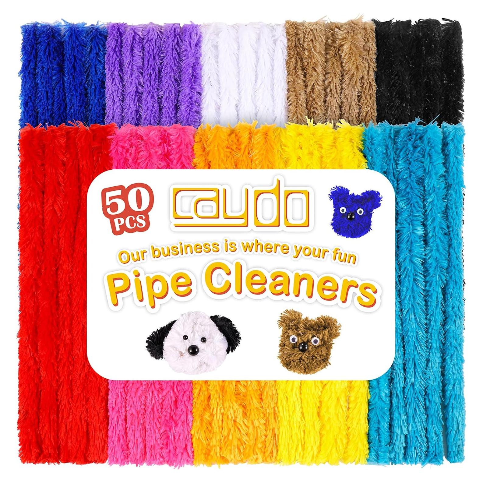 Limpiapipas Gruesos Caydo 20 Piezas 30 mm x 30 cm Multicolor