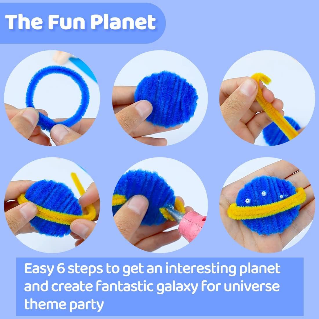 200 Limpiadores de Tubos Multicolores Eppingwin para Manualidades