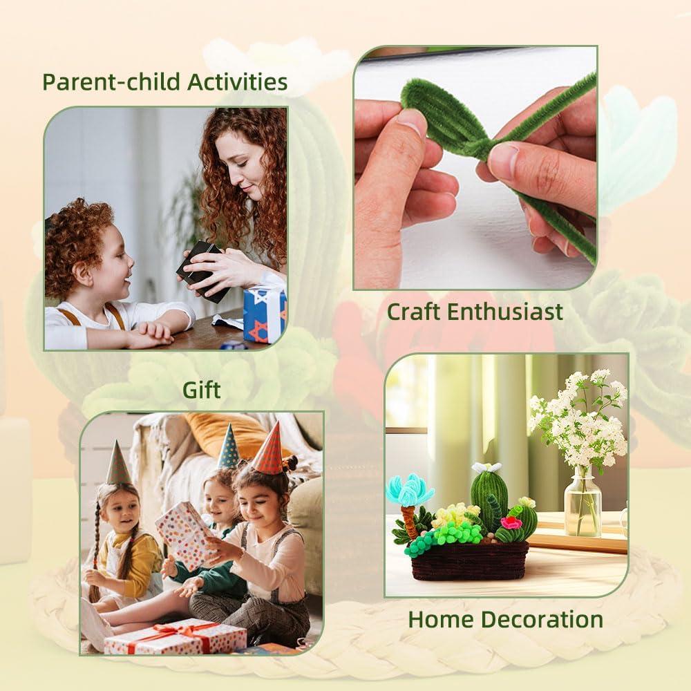 Kit de Limpiapipas Siticoto 200 Pcs para Manualidades DIY