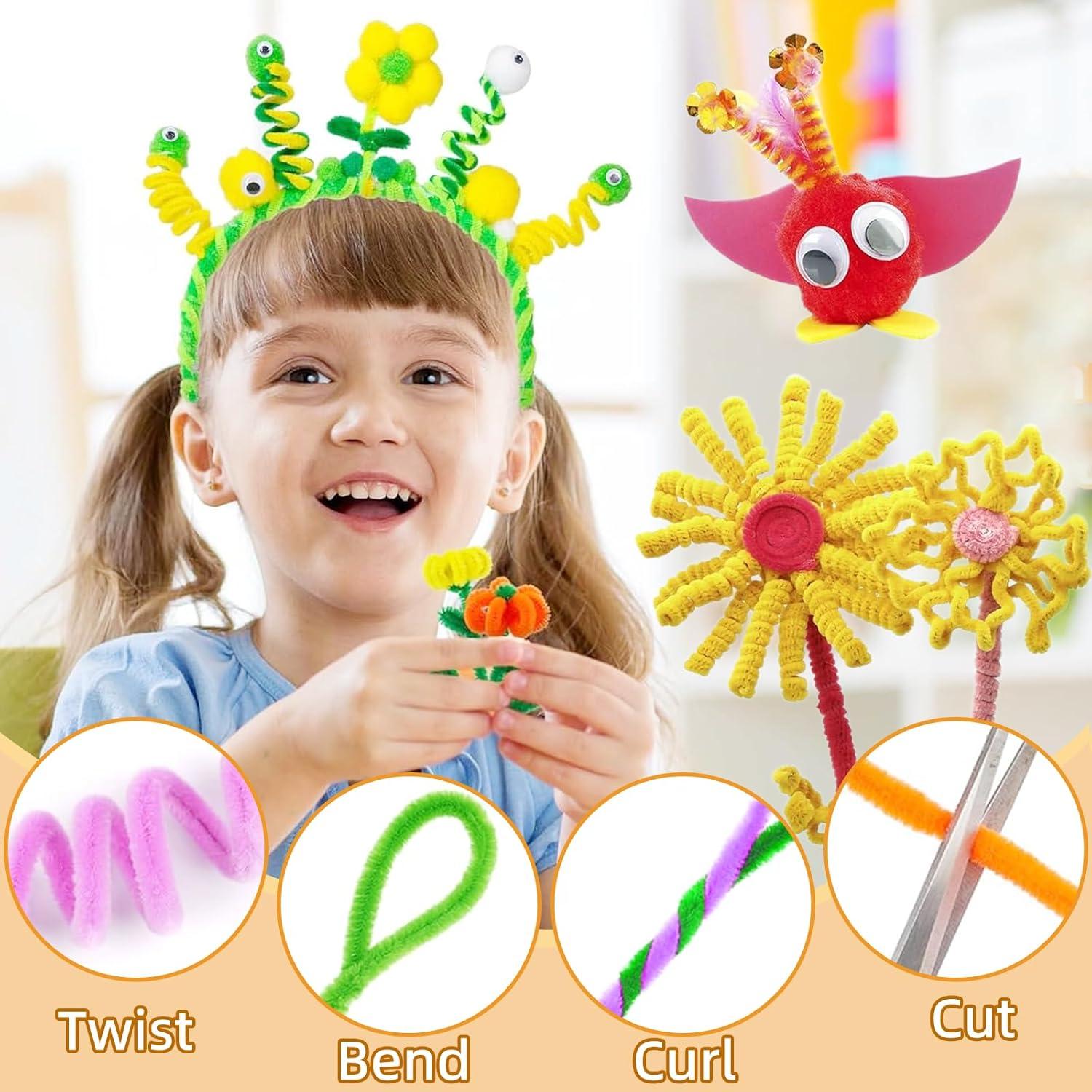 500 Limpiapipas Coloridos IIDEA 6mm x 30.48cm Manualidades