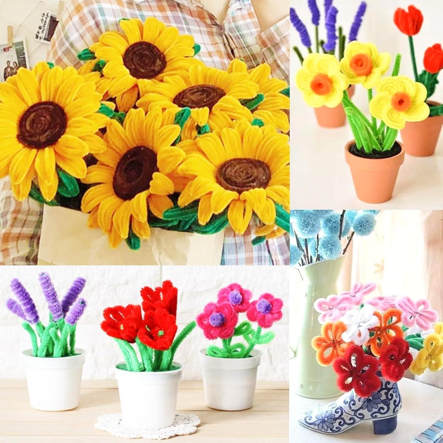 500 Limpiapipas Coloridos IIDEA 6mm x 30.48cm Manualidades