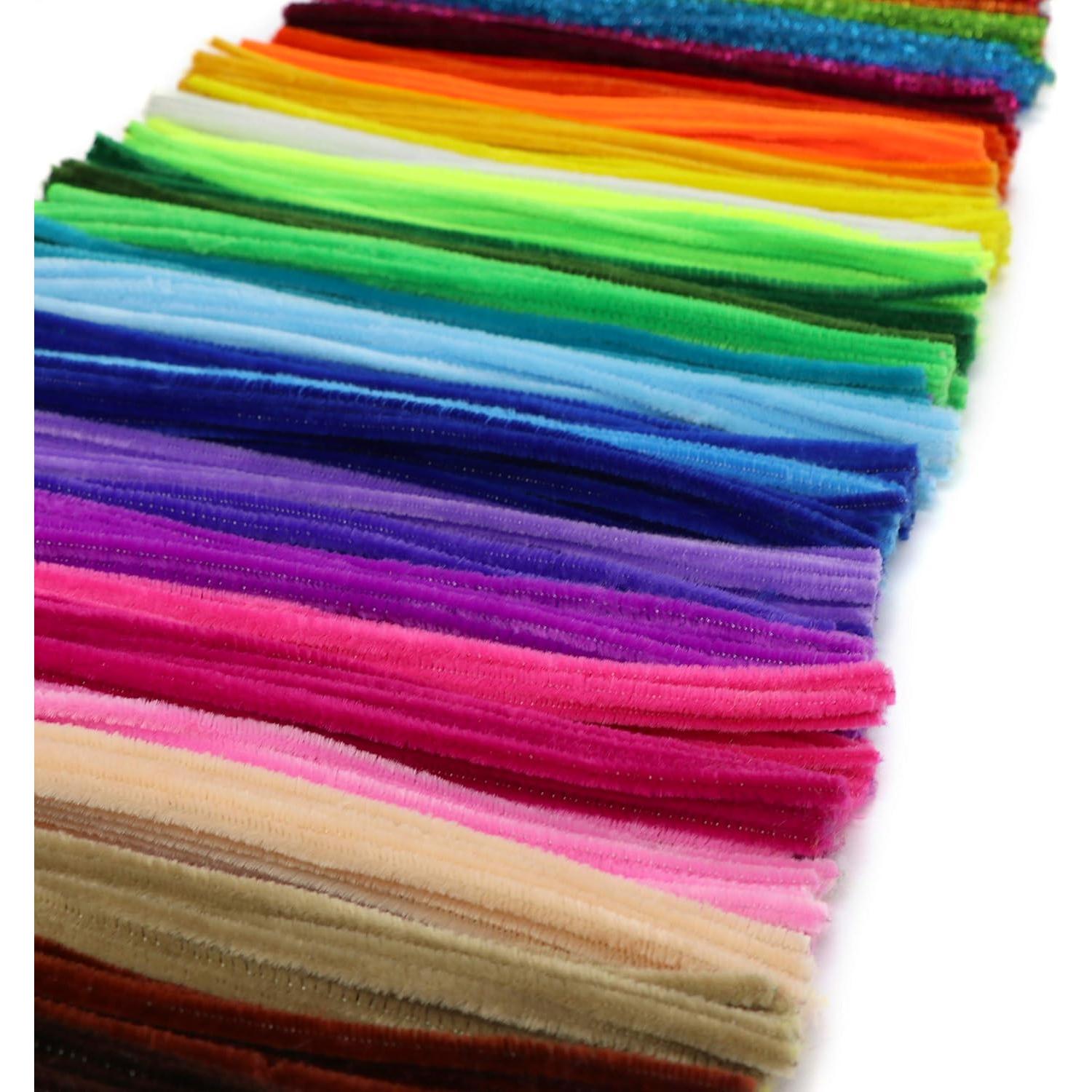 Limpiapipas Coloridos Carl & Kay 600 Unidades + 74 Ojos Móviles