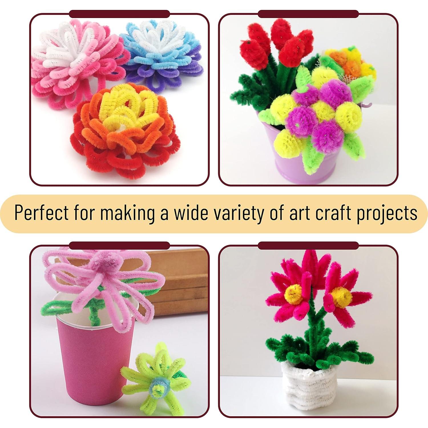 Tallos de Chenille Mr. Pen 324 Pcs 27 Colores Manualidades