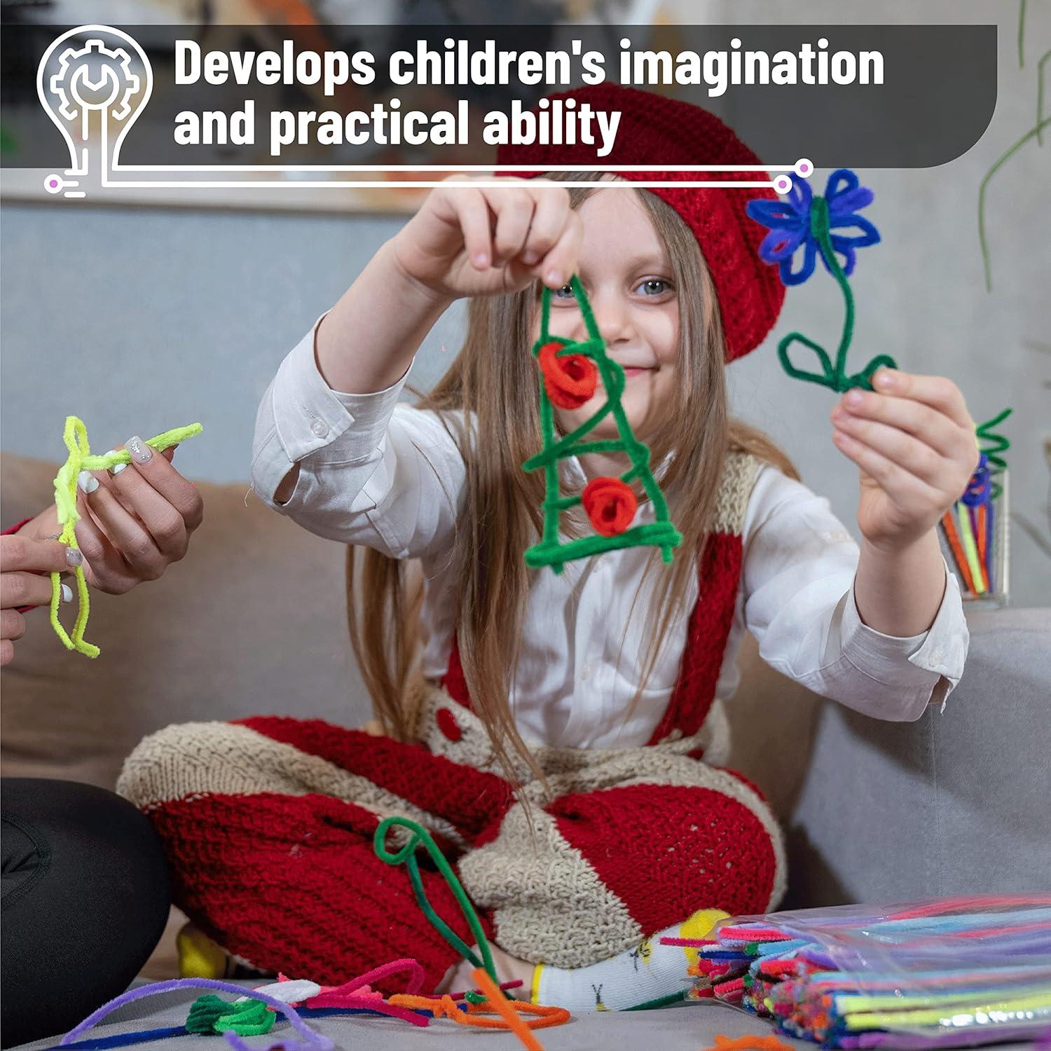 Tallos de Chenille Mr. Pen 324 Pcs 27 Colores Manualidades