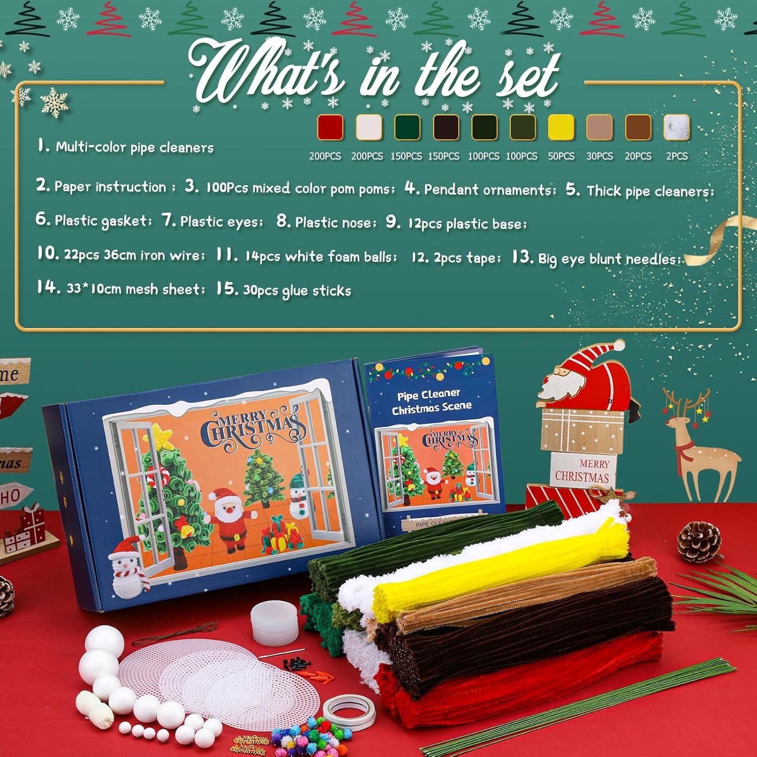 Kit de 1000 Limpiadores de Tubos Chenille ZXIIXZ para Manualidades