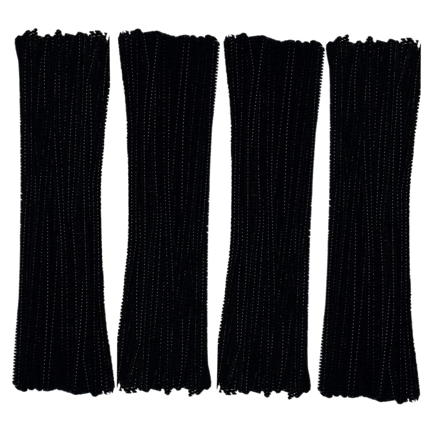 Limpiapipas Negros GOTOONE 200 Piezas 30.48 cm Manualidades