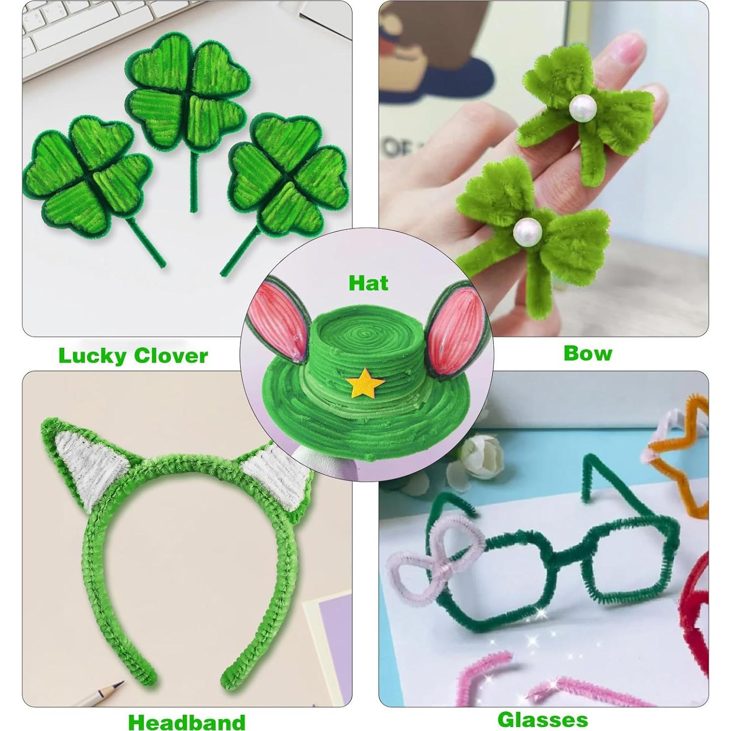 Limpiapipas Verdes Yalumo 360 Piezas 30 cm Manualidades