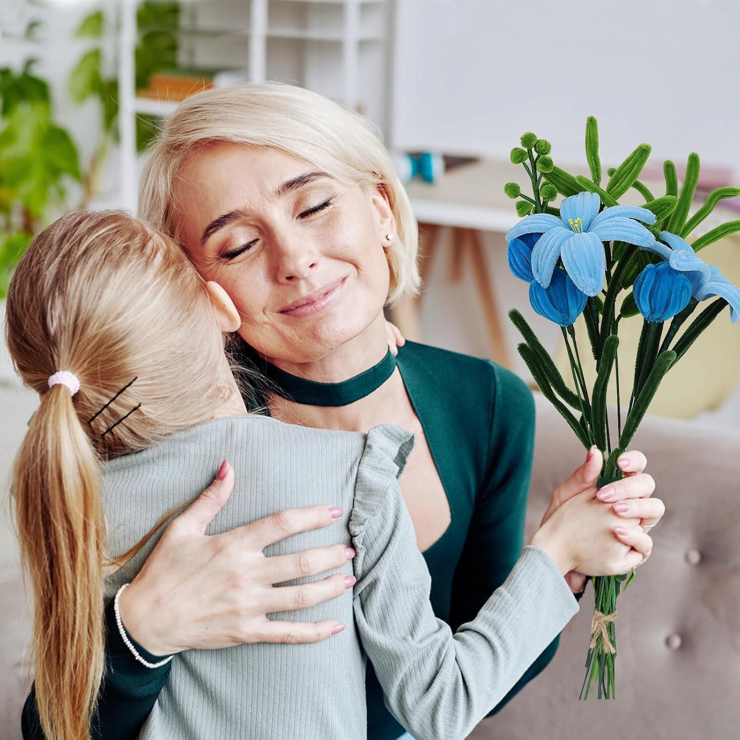 Juego de Limpiapipas LARDUX 600 Piezas Azul para Manualidades