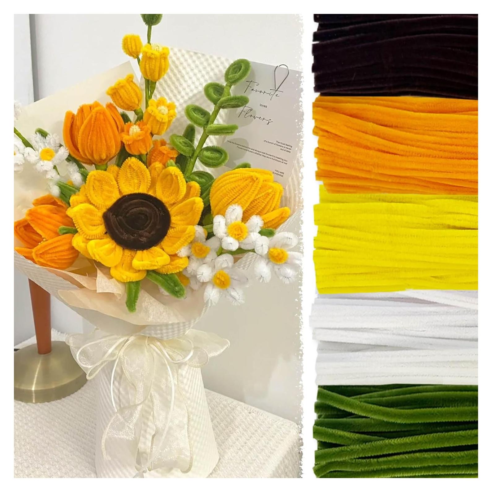 Limpiapipas de Color Girasol URSDIART 500 Piezas 10mm