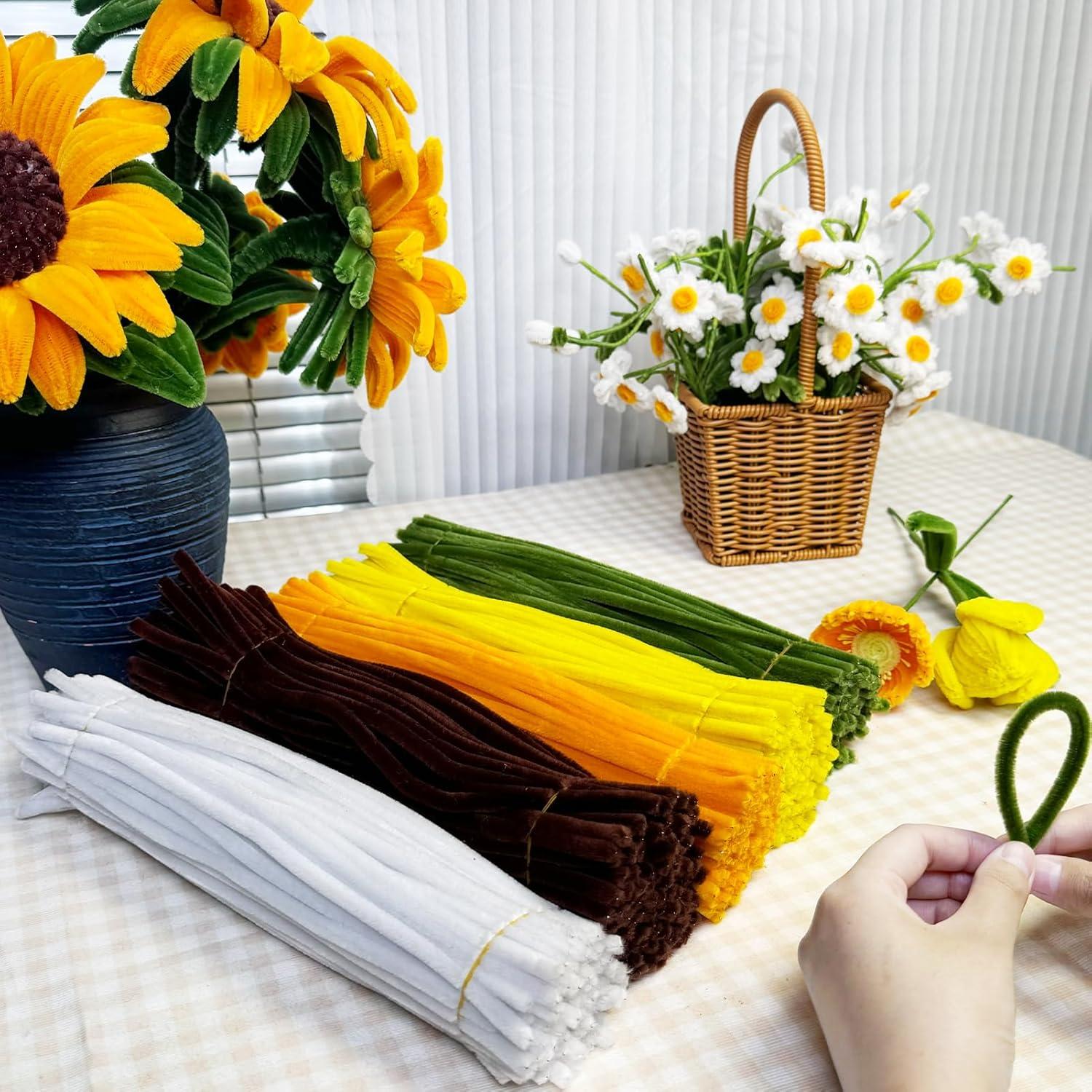 Limpiapipas de Color Girasol URSDIART 500 Piezas 10mm