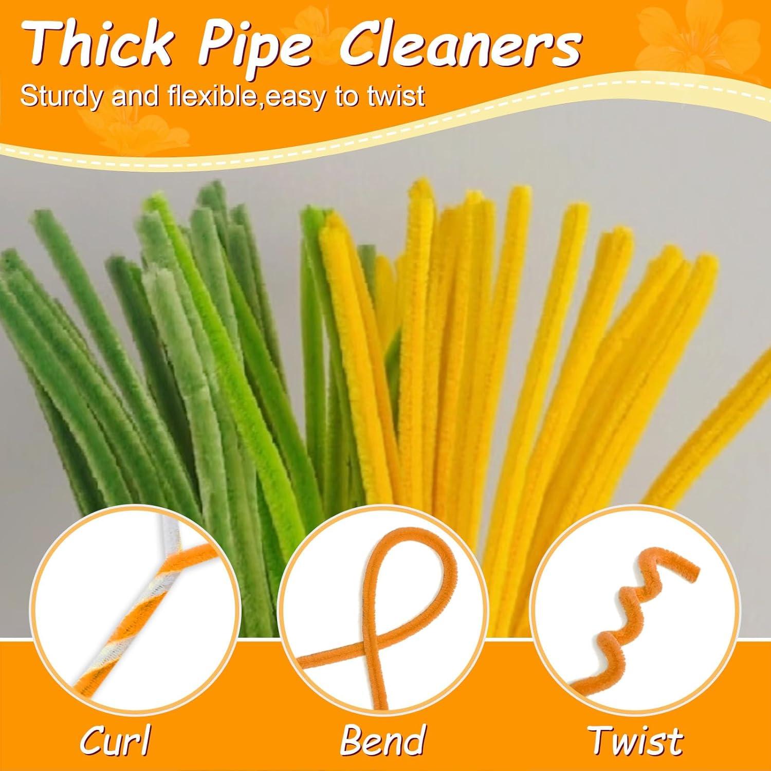 Limpiapipas de Color Girasol URSDIART 500 Piezas 10mm