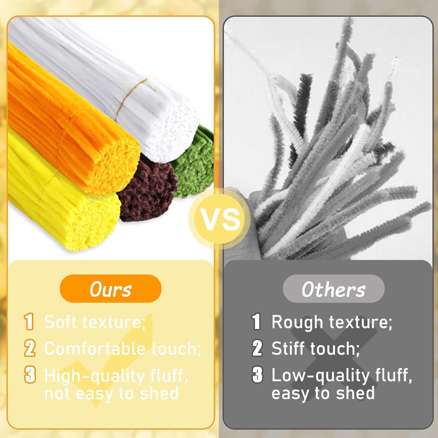 Limpiapipas de Color Girasol URSDIART 500 Piezas 10mm