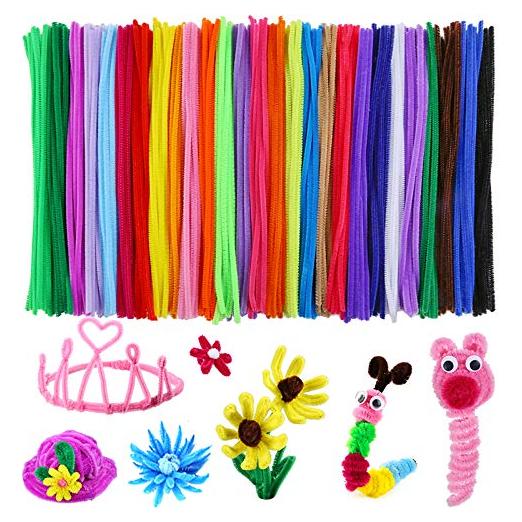 Caydo Limpiapipas 324 Piezas 27 Colores 6mm x 30cm