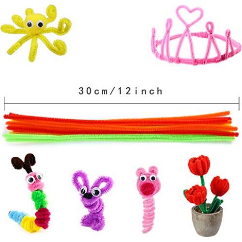 Caydo Limpiapipas 324 Piezas 27 Colores 6mm x 30cm