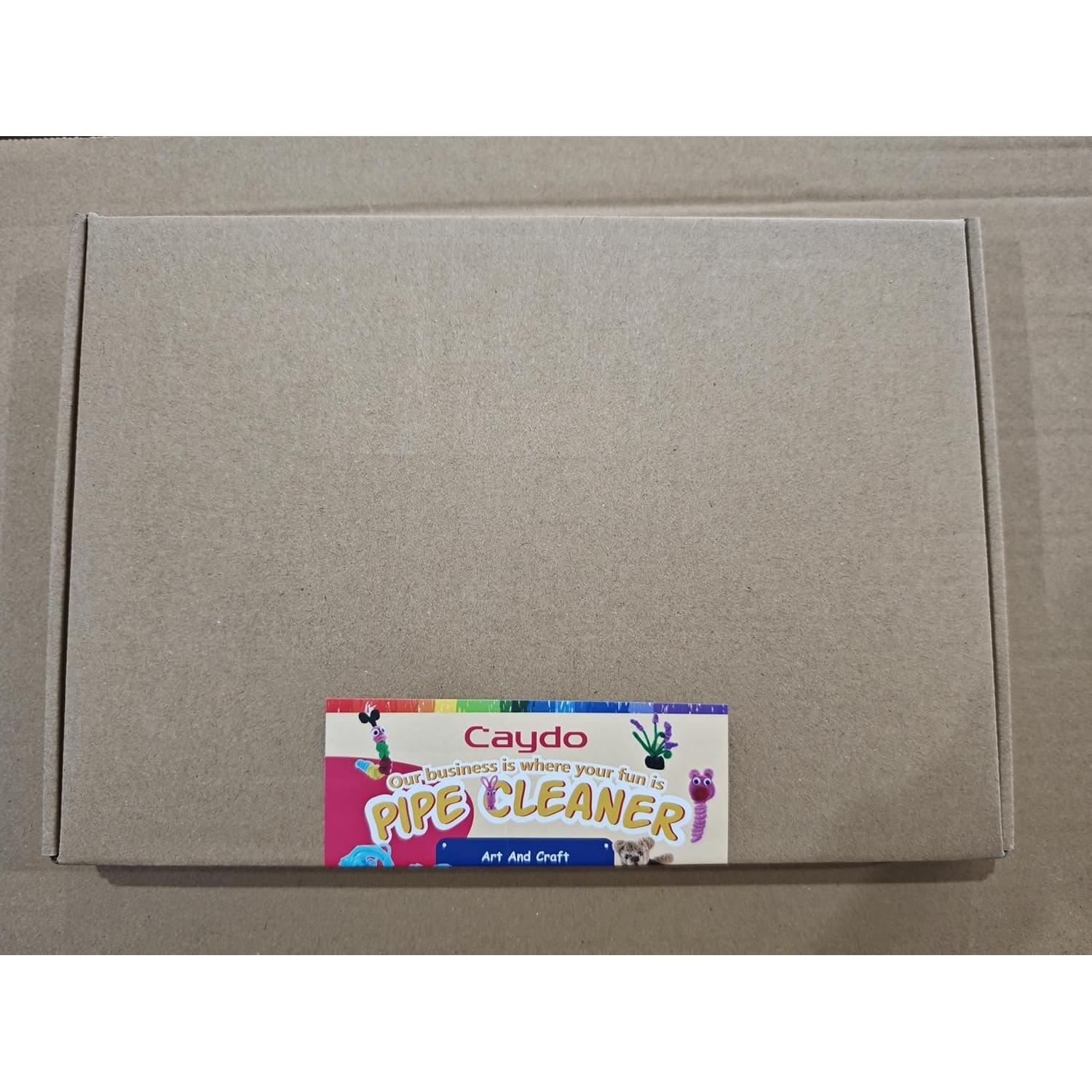 Caydo Limpiapipas 324 Piezas 27 Colores 6mm x 30cm
