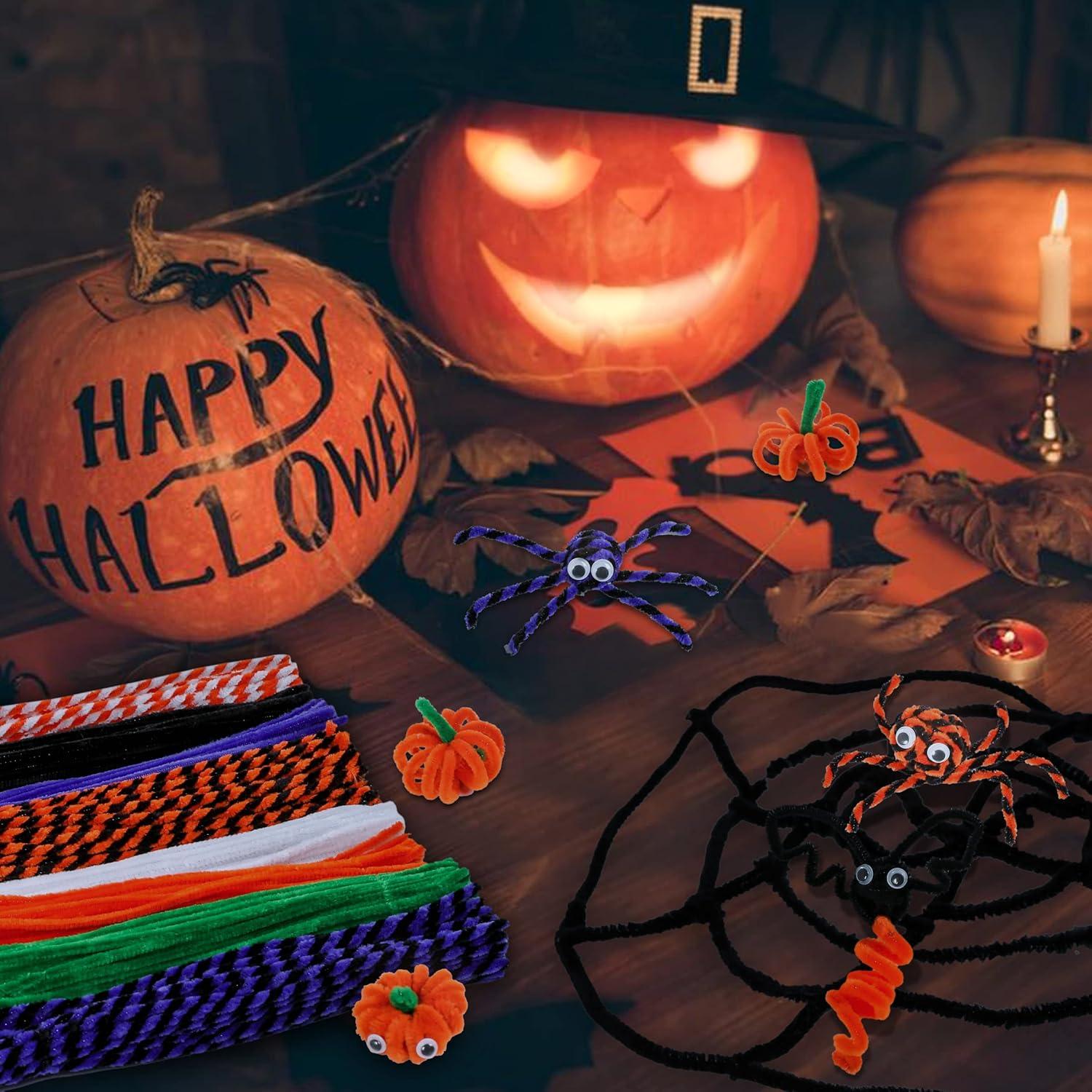 Juego de Limpiapipas de Halloween CVNDKN 420 Pcs DIY Manualidades