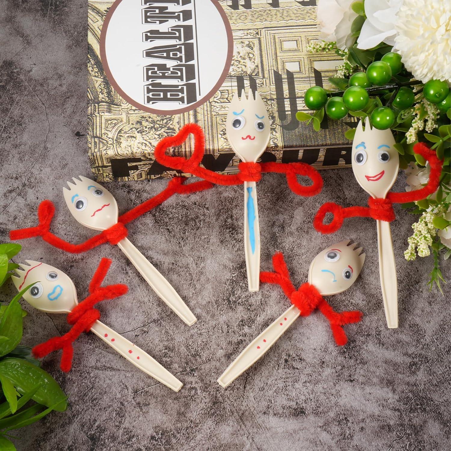 Kit de Manualidades 100 Piezas YEXEXINM con Sporks y Ojos Móviles