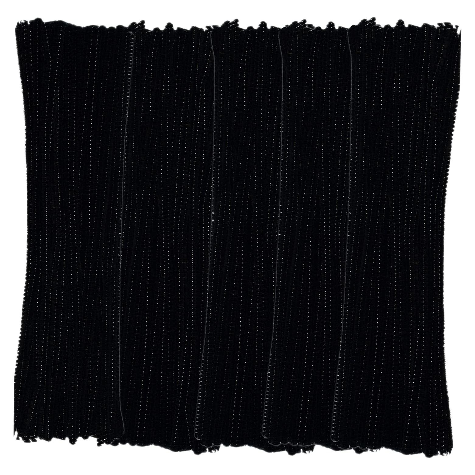 Limpiapipas Negros TTGY - Paquete de 500 Varillas 30.48 cm