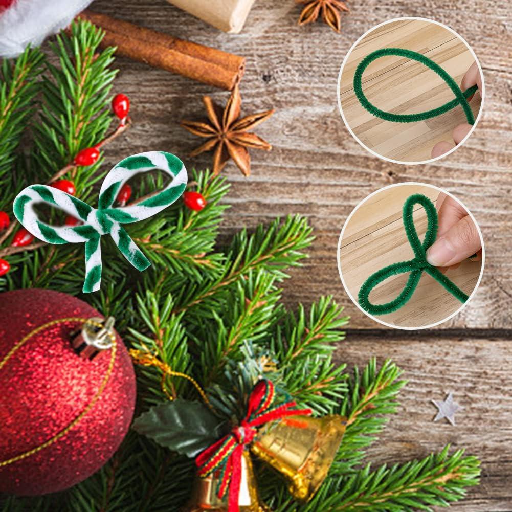 110 Piezas Limpiapipas Verdes Veroave para Manualidades