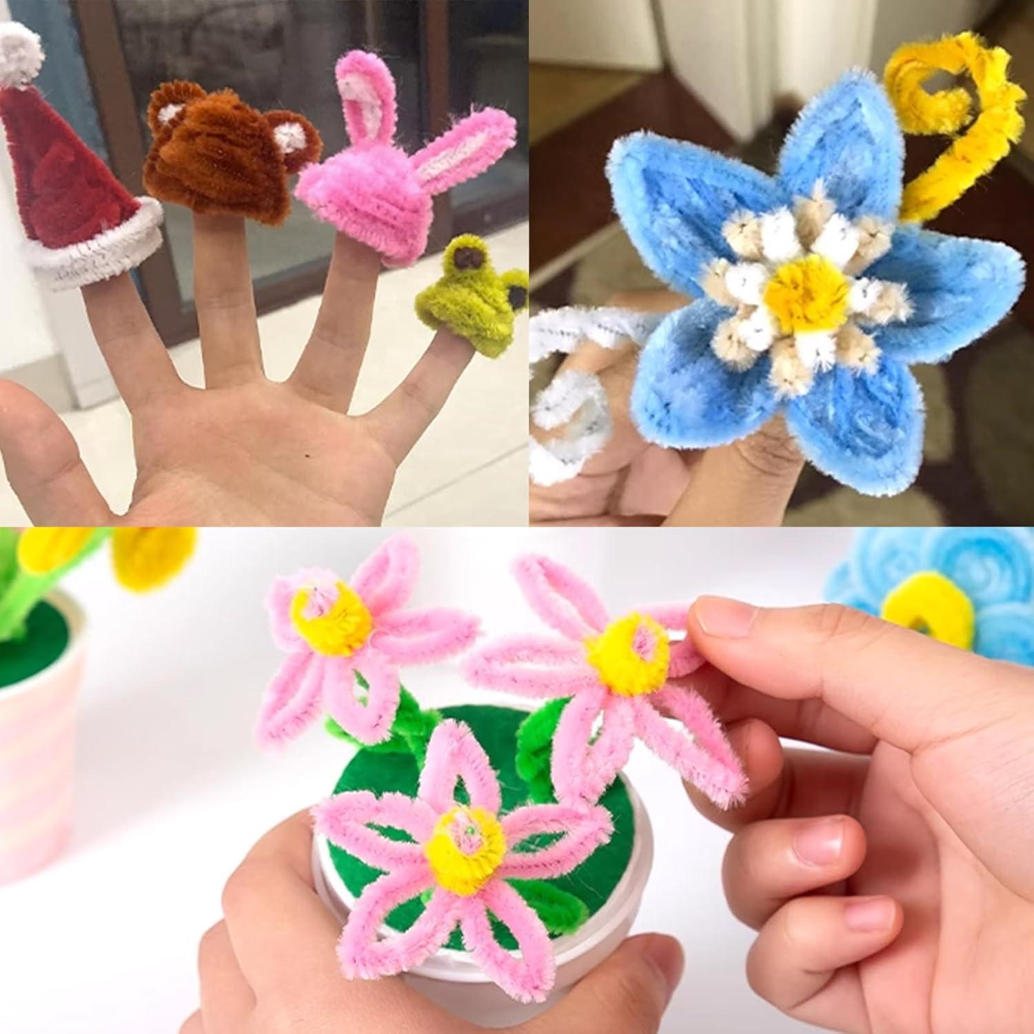 1200 Limpiapipas Multicolor WOPPLXY 6mm x 30cm Manualidades