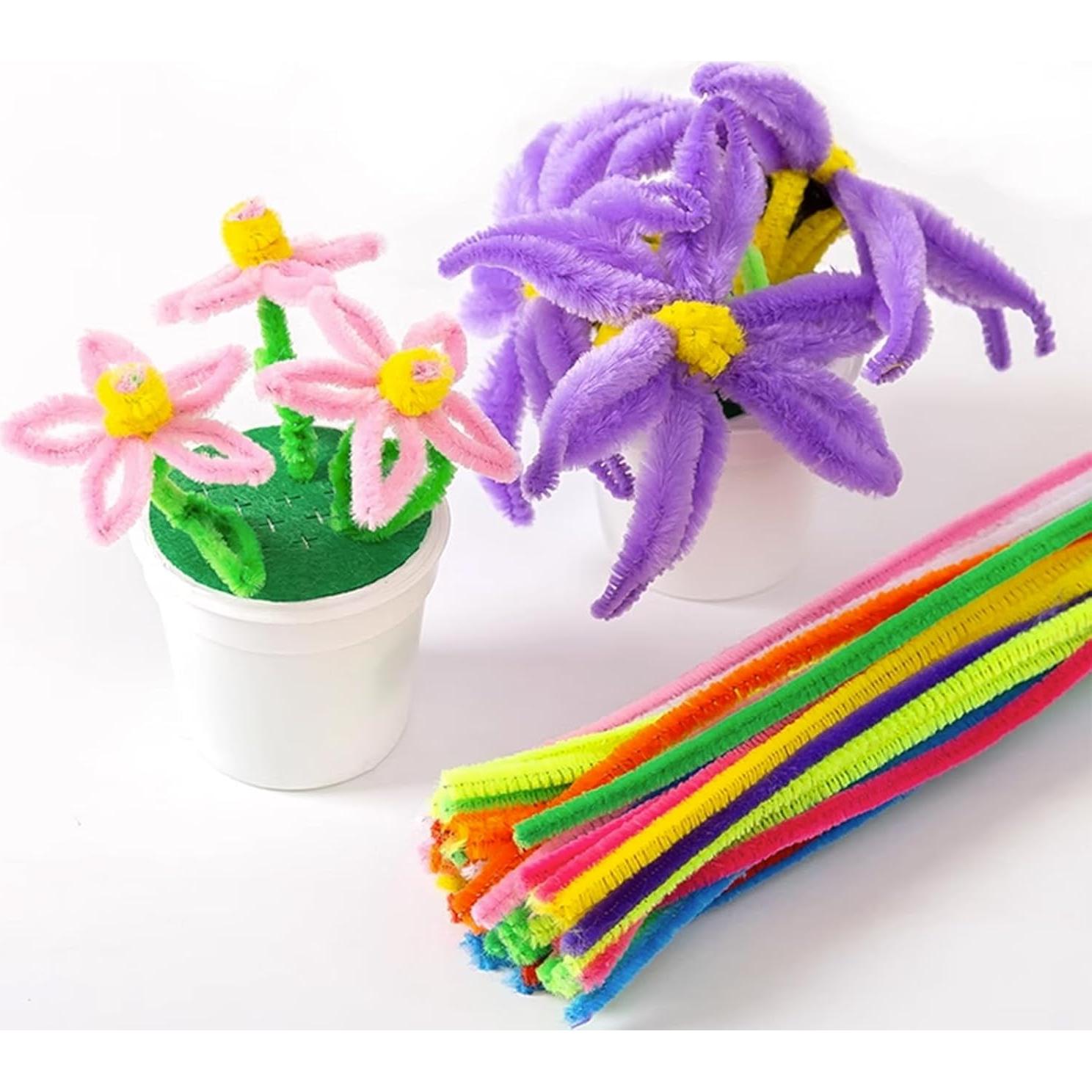 1200 Limpiapipas Multicolor WOPPLXY 6mm x 30cm Manualidades