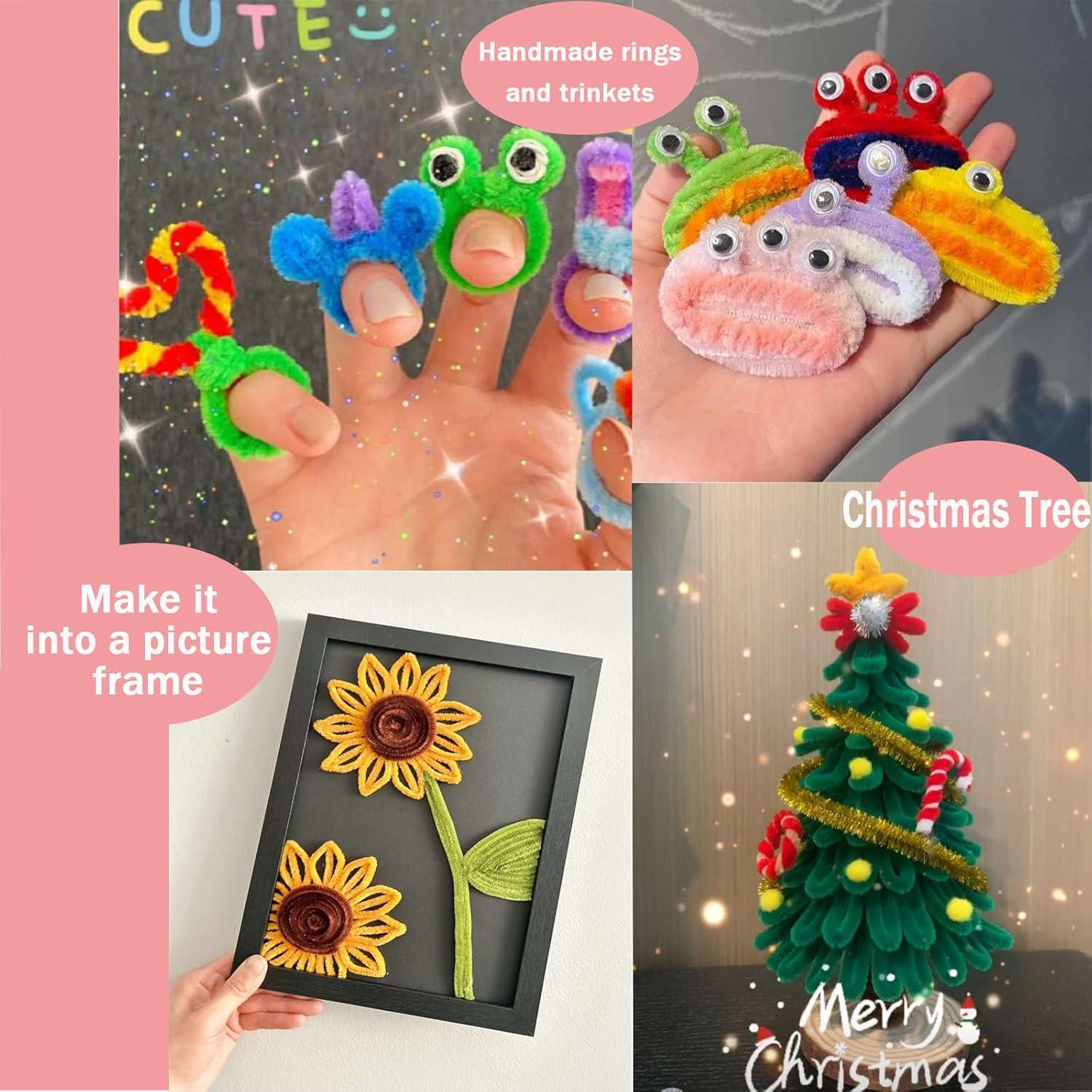 1200 Limpiapipas Multicolor WOPPLXY 6mm x 30cm Manualidades