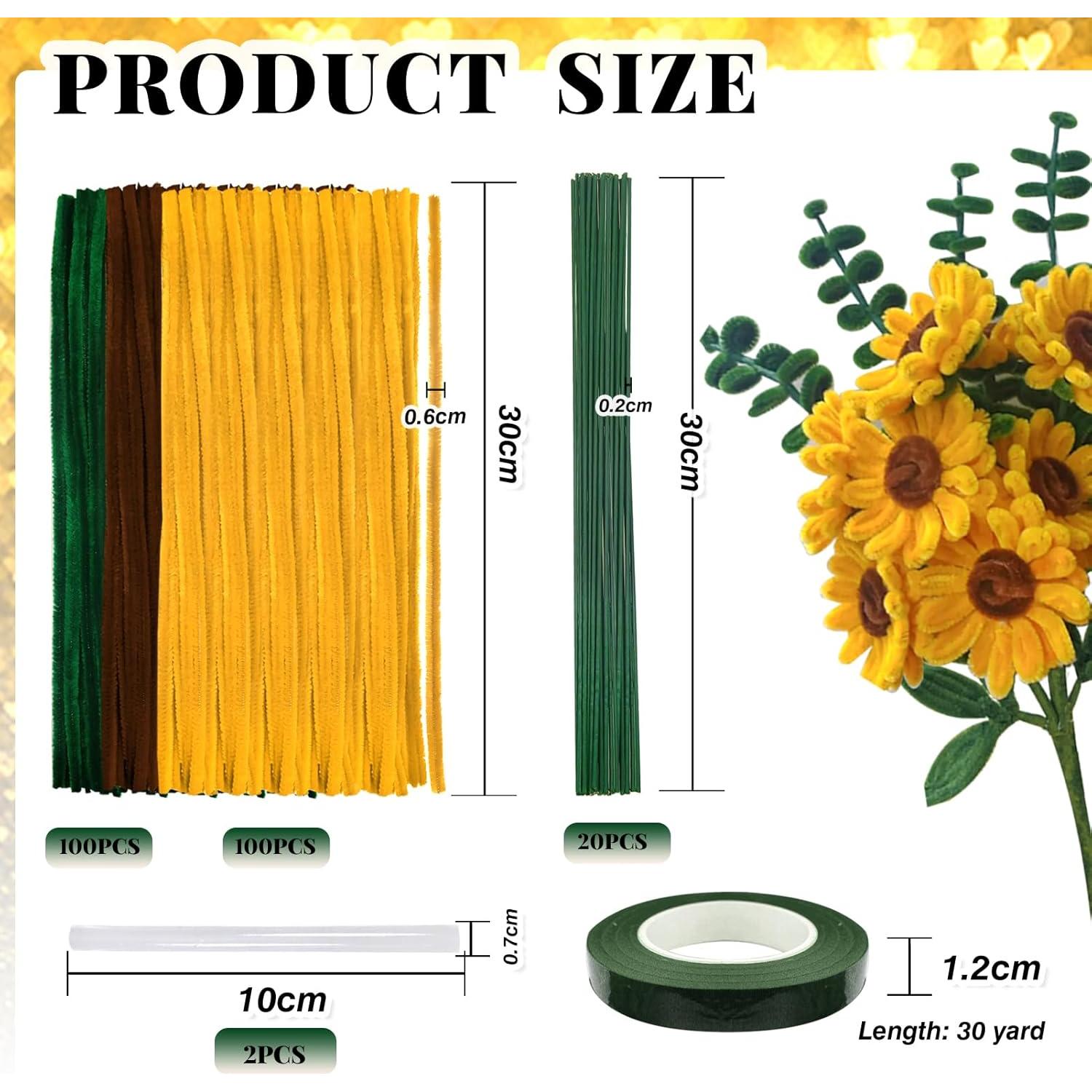 Kit de 200 Limpiapipas TOAOB para Manualidades DIY