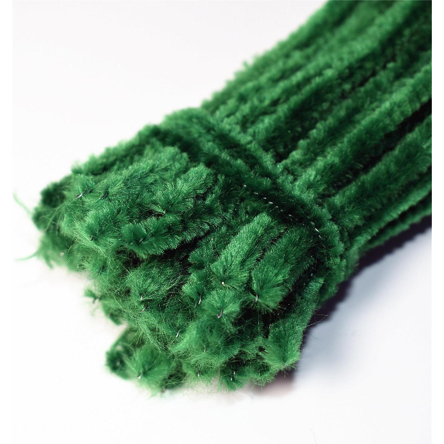 Limpiapipas Chenille Verde Oscuro 100 Piezas 30.48 cm