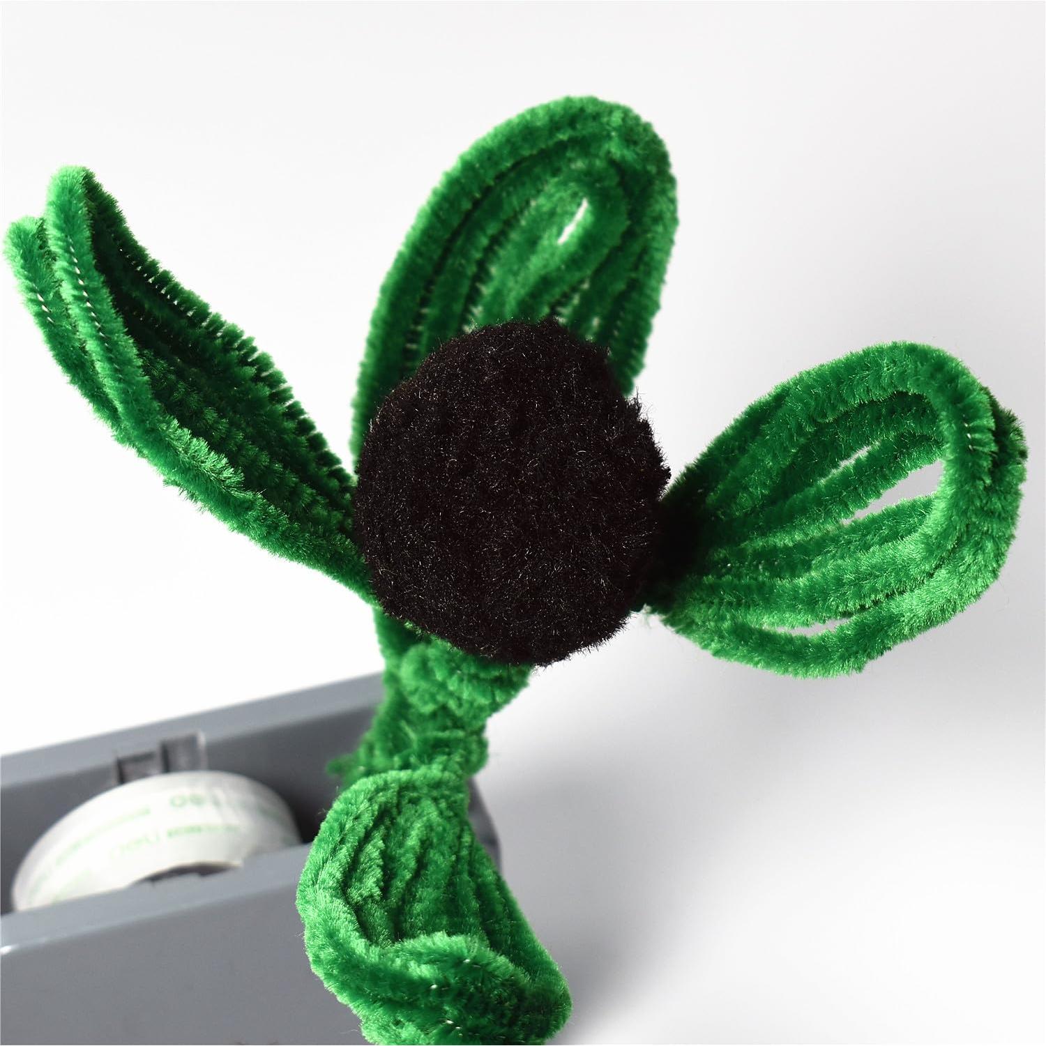 Limpiapipas Chenille Verde Oscuro 100 Piezas 30.48 cm