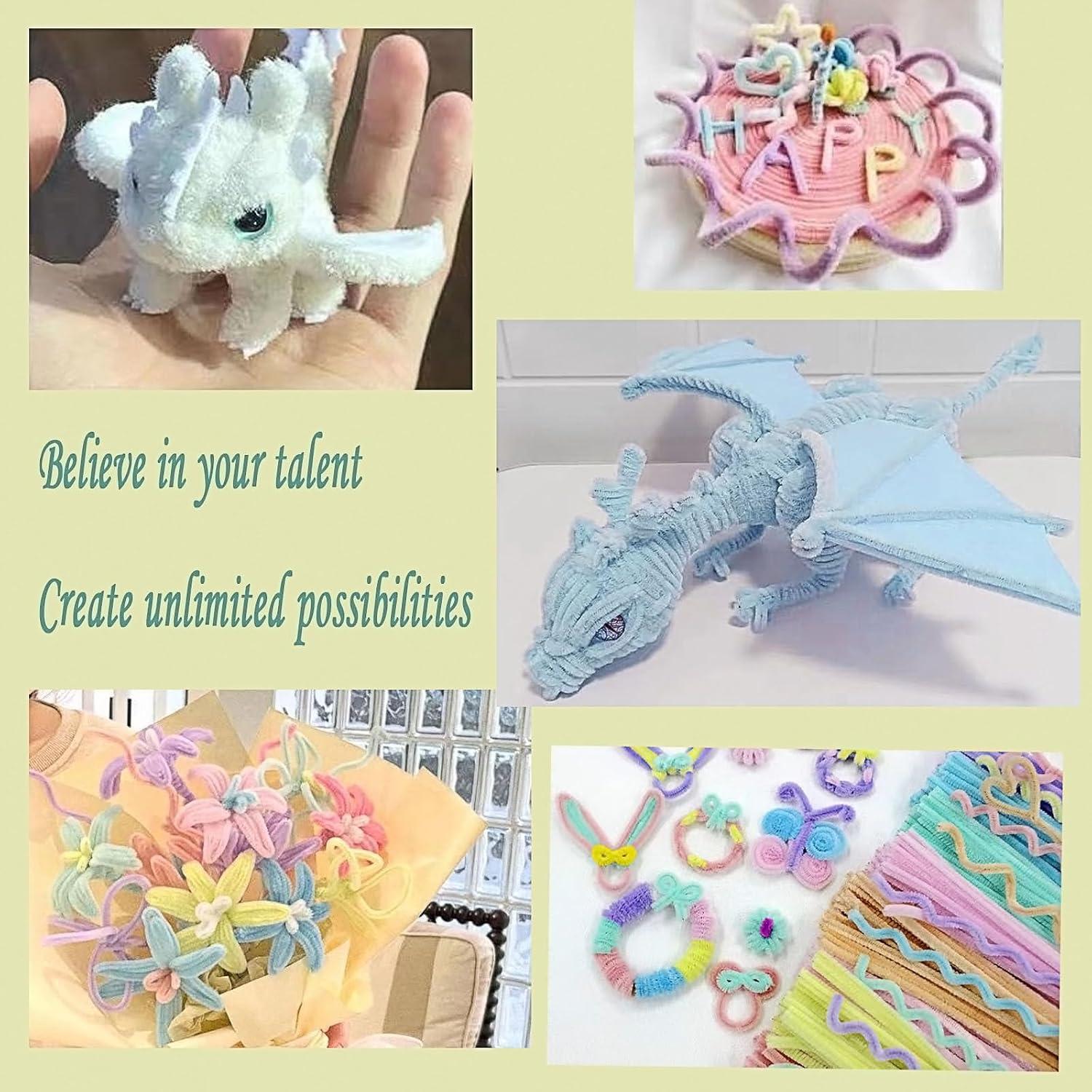 200 Limpiapipas Chenille Coloridos XPPZHKY 30.5x0.6cm