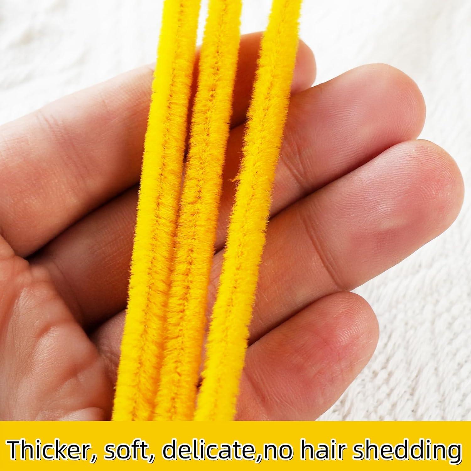 Limpiapipas Dorados Qirimoi 200 Pcs 15.24 cm Manualidades