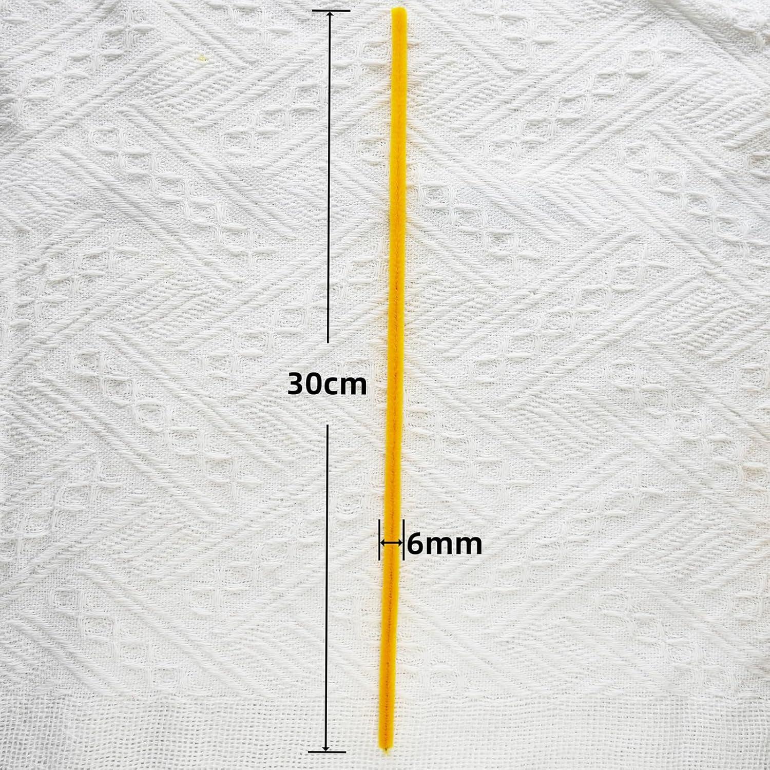 Limpiapipas Dorados Qirimoi 200 Pcs 15.24 cm Manualidades