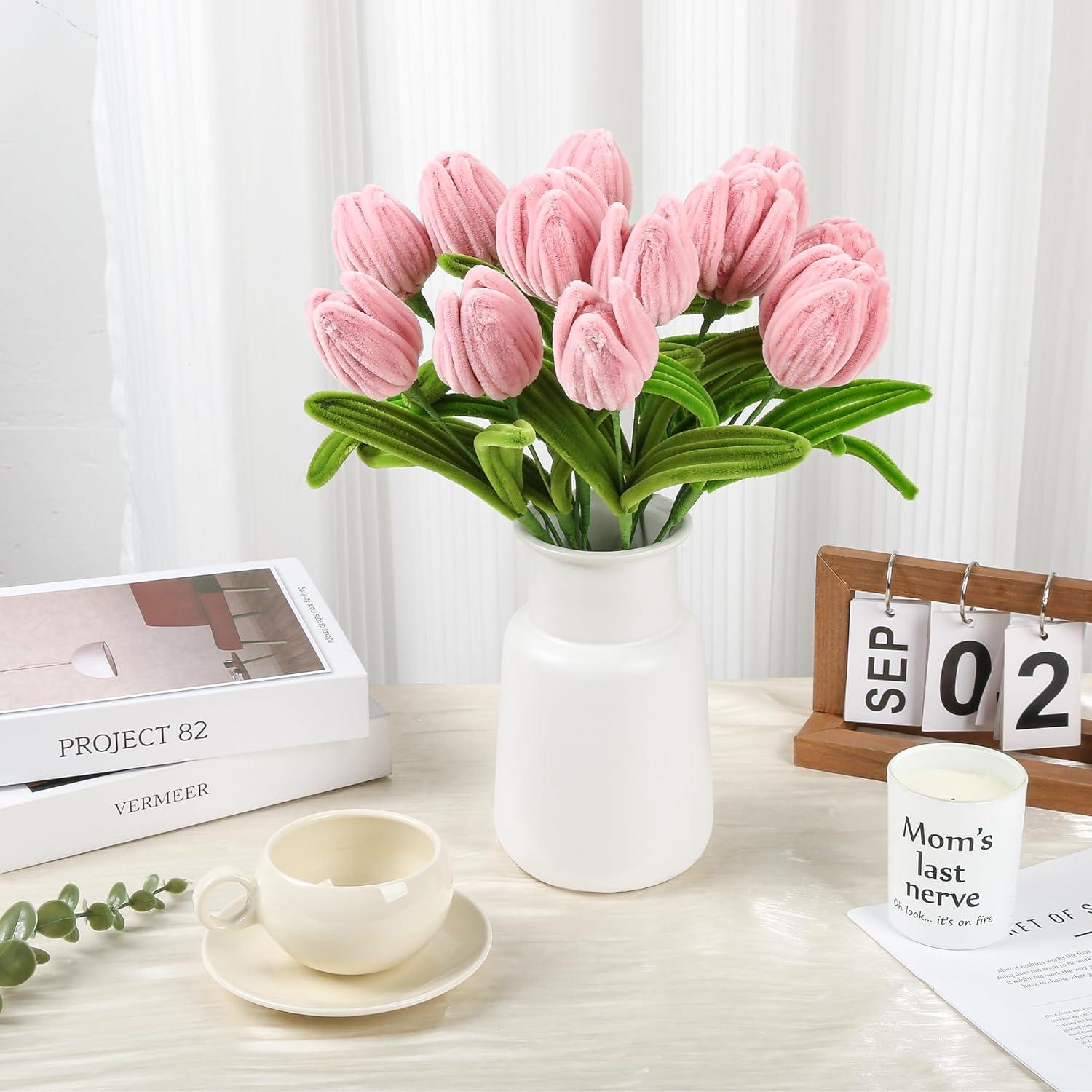 Kit de Manualidades Yjooiua 215pcs Flores de Limpiador de Tubo