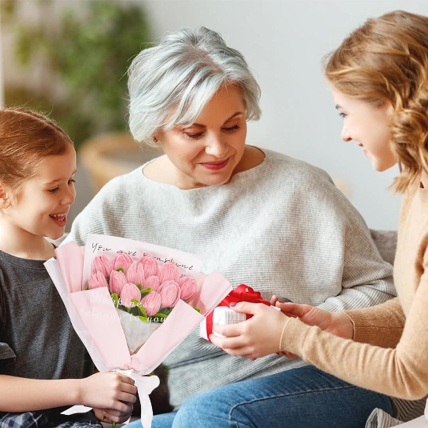 Kit de Manualidades Yjooiua 215pcs Flores de Limpiador de Tubo