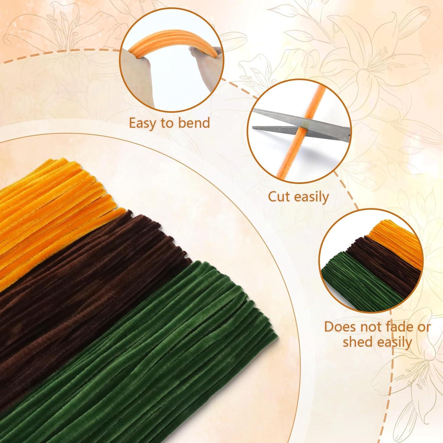 Kit de Limpiadores de Tubos Dorados Suzurana 400 Piezas Manualidades