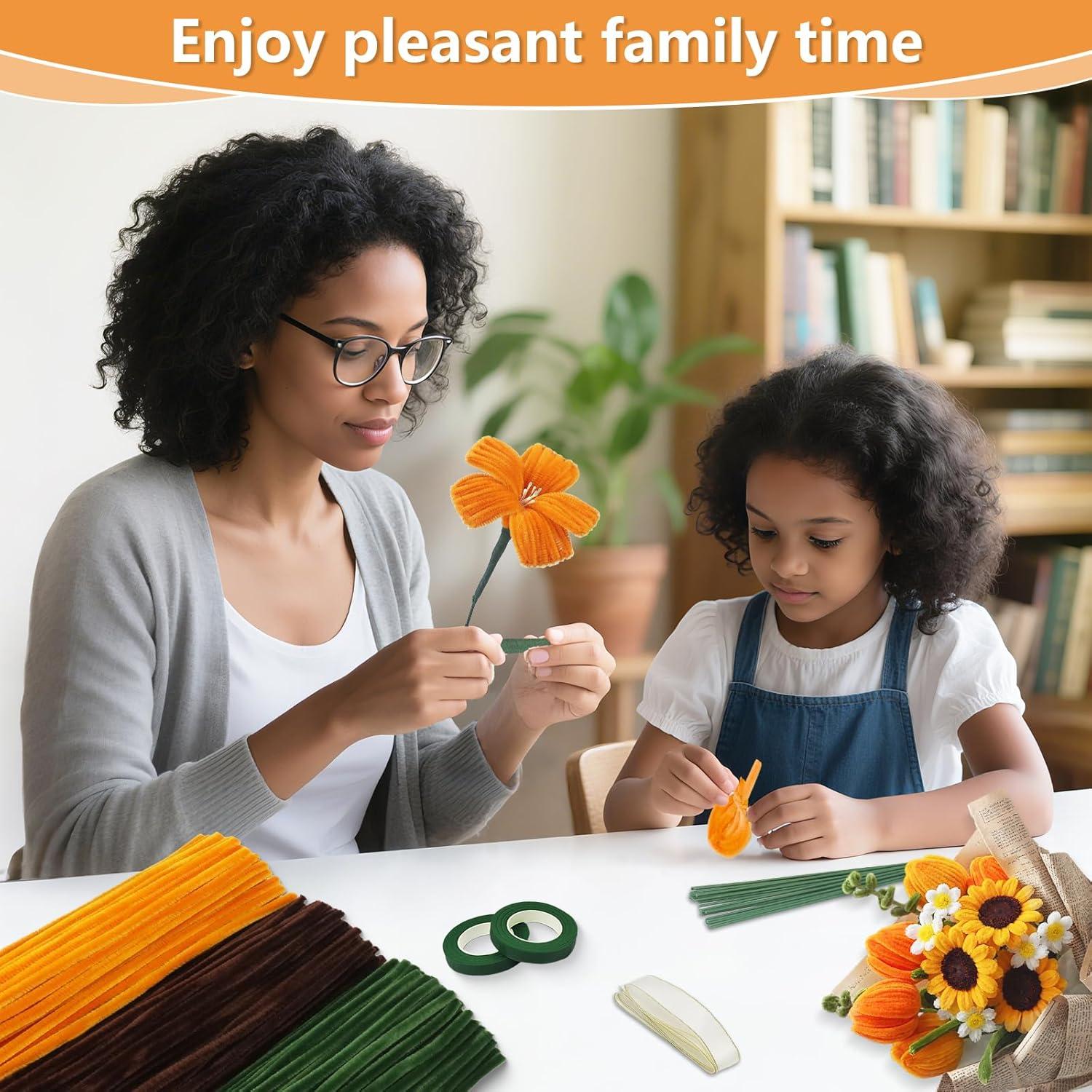 Kit de Limpiadores de Tubos Dorados Suzurana 400 Piezas Manualidades